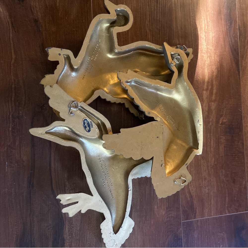 Vintage 60’s Syroco Flying Mallard Duck Wall Hangings (Set of 3) - Picture 5 of 8